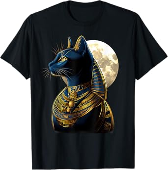 Bastet Cat Egypt Mythology Egyptian God Ancient Egypt T-Shirt for Men Women Kids