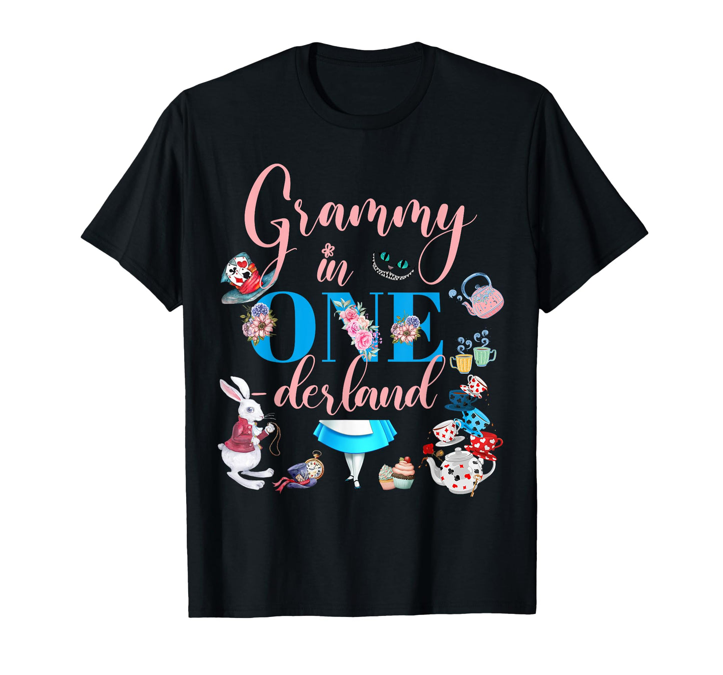 Alice in ONEderland Family Grammy Of The Birthday Girl T-Shirt