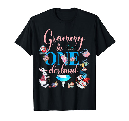 Alice in ONEderland Family Grammy Of The Birthday Girl T-Shirt