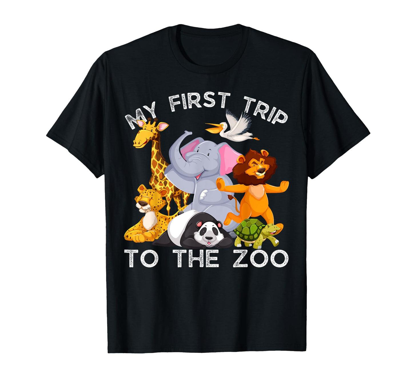 My First Trip Wild and Zoo Safari Jungle Birthday Party T-Shirt