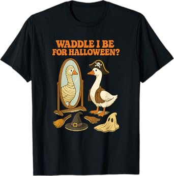 Halloween Goose Waddle I Be For Halloween Vintage T-Shirt