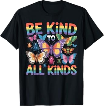 Be Kind To All Kind Biology Science Insect Collector Ladybug T-Shirt