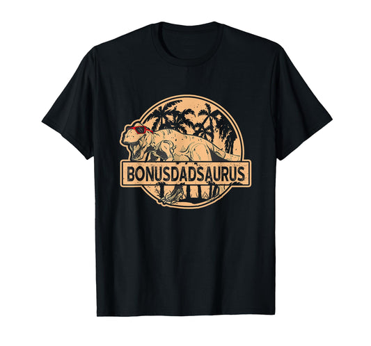 Bonus Dad Saurus T Rex Family Matching DaddySaurus Stepdad T-Shirt