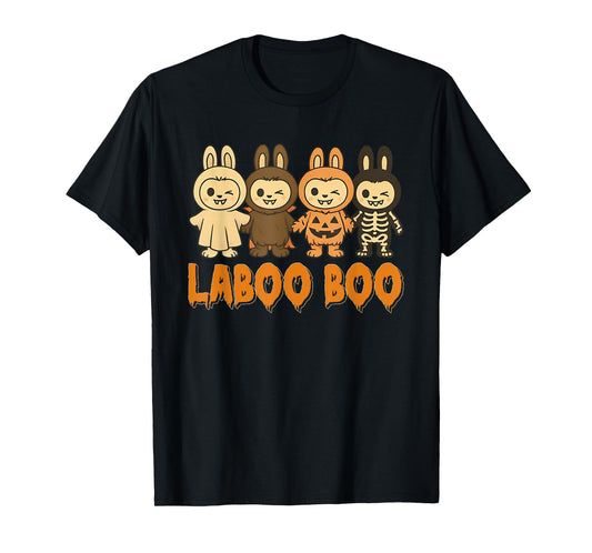 Cute Laboo Boo Ghost Halloween for Adults and Kids T-Shirt