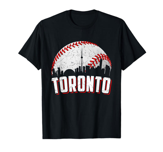 Vintage Baseball Graphic Toronto For Men Women Kids T-Shirt
