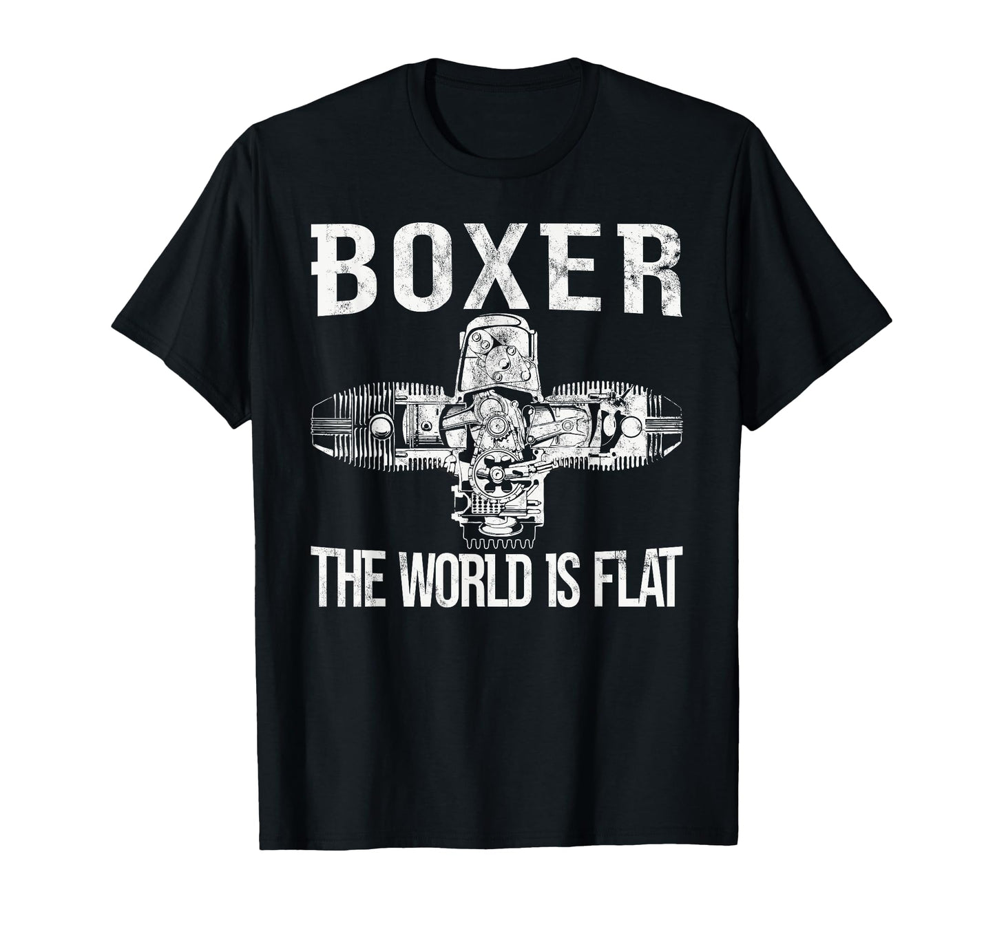 Boxer Two-Cylinder Motorcycle Biker Boxer Engine T-Shirt