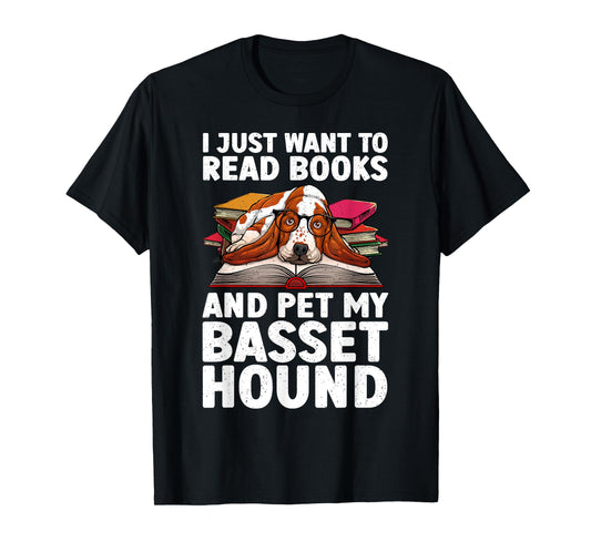 Funny Basset Hound Design For Men Women Basset Hound Lover T-Shirt