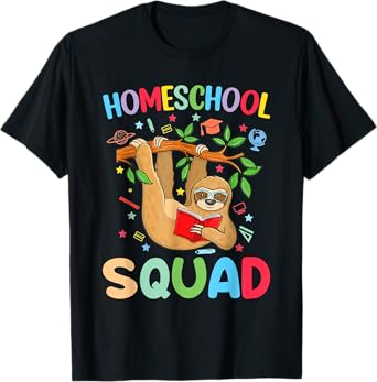 Homeschooling sloth Happy First Day of School homeschool T-Shirt