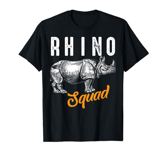 Funny Rhino Art For Men Women Kids Toddler Rhino Lover T-Shirt