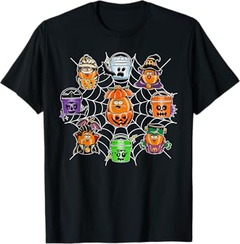 Vintage Spooky Nuggets Meal Bucket Happy Halloween T-Shirt