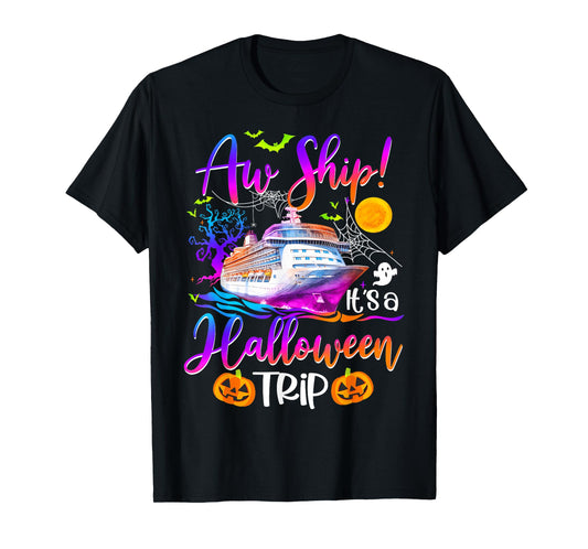 Family Halloween Cruise 2024 Pumpkin Boo Trip Matching T-Shirt