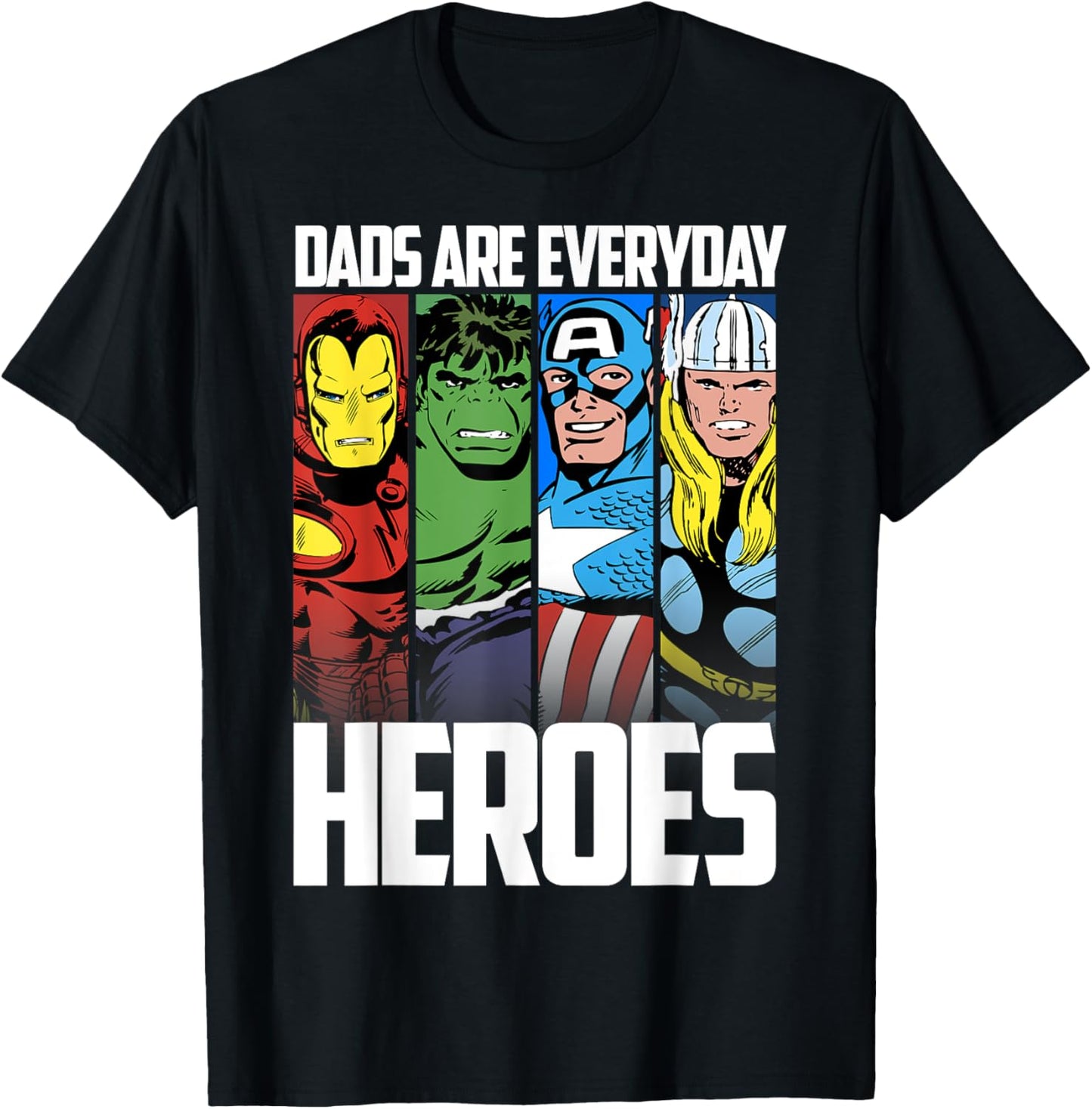 Marvel Avengers Father's Day Everyday Heroes Graphic T-Shirt