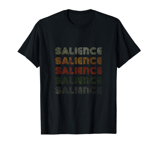 Love Heart Salience Tee Grunge Vintage Style Black Salience T-Shirt