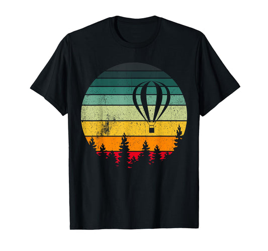 Vintage Hot Air Balloon Festival Balloonist Fly Ballooning T-Shirt