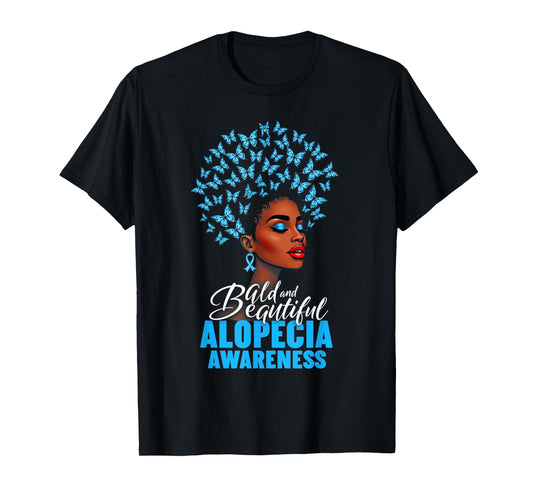 Alopecia Hair Loss Alopecia Areata Awareness T-Shirt