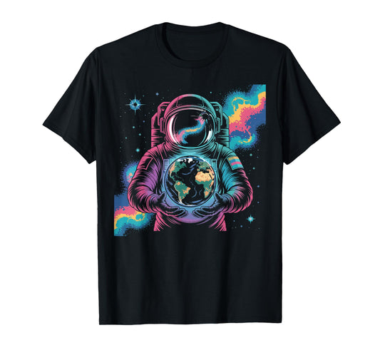 Astronaut Planet Earth Outer Space Galaxy Universe Science T-Shirt