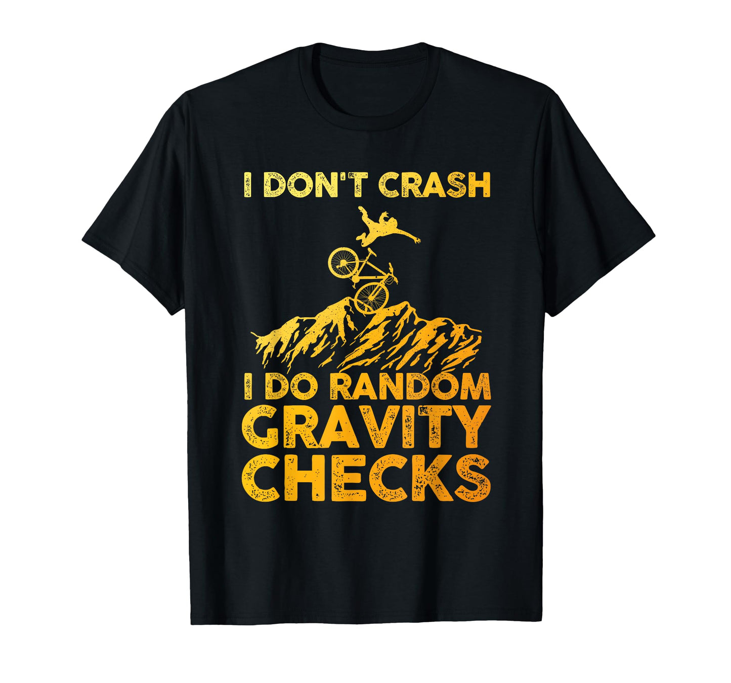 Funny Mountain Bike Art MTB Mountain Biking Lover Men Women T-Shirt