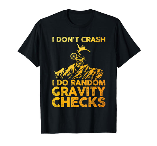 Funny Mountain Bike Art MTB Mountain Biking Lover Men Women T-Shirt
