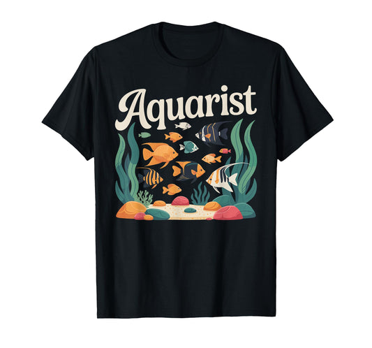 Aquarium Art for Men Women Fish Lover Fish Tank Enthusiast T-Shirt