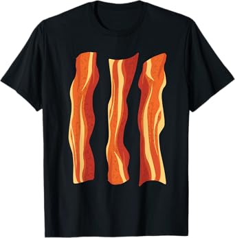 Cool Bacon Halloween Costume Eater | Funny Lazy DIY Gift T-Shirt