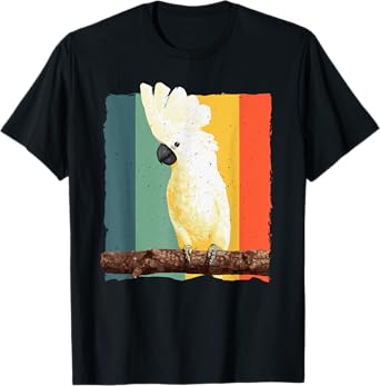 Cool Cockatoo Art For Men Women Parrot Lover Goffin Cockatoo T-Shirt