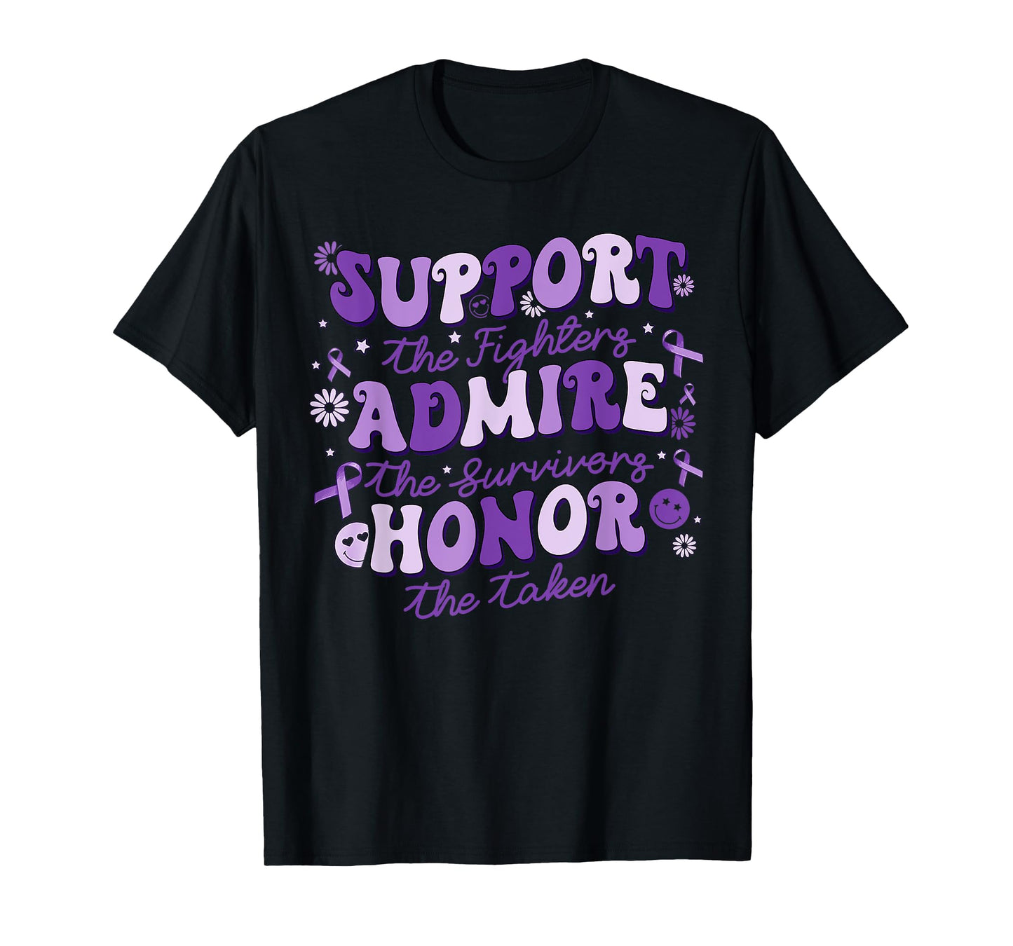 Support Fighters Honouring Taken Overdose Awareness Groovy T-Shirt