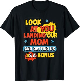 Retro Look At You Landing Our Mom Funny Father's Day Dad T-Shirt