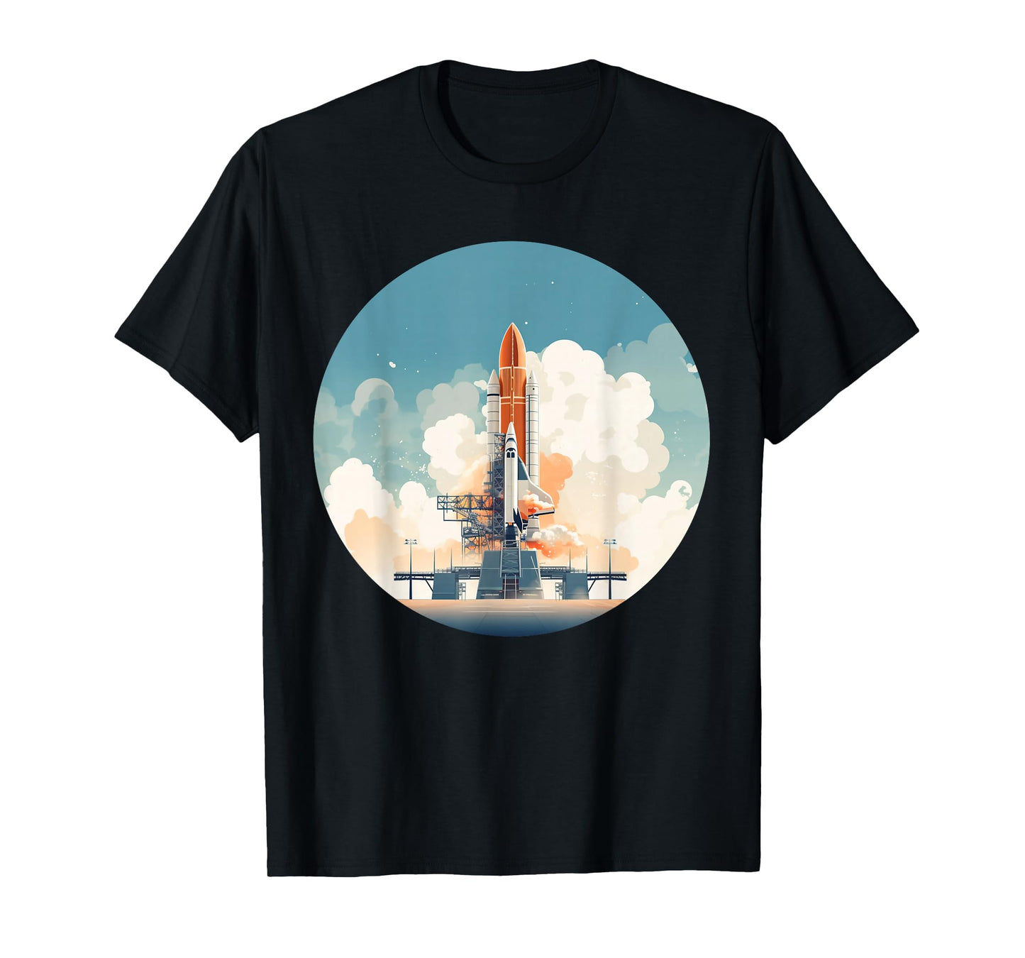 Cool launch Platform for Rockets and Spaceships T-Shirt