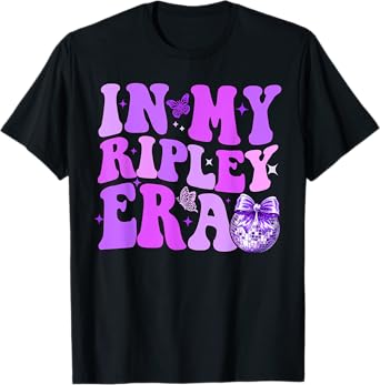 I Love Ripley Personalized Name In My Ripley Era Groovy T-Shirt