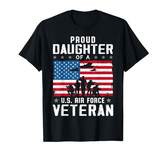 Proud Daughter Of A USAF Veteran T-Shirt