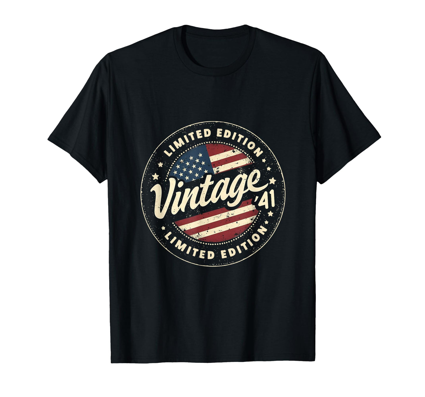 Vintage 84th birthday men Born 1941 84 years old Bday mens T-Shirt