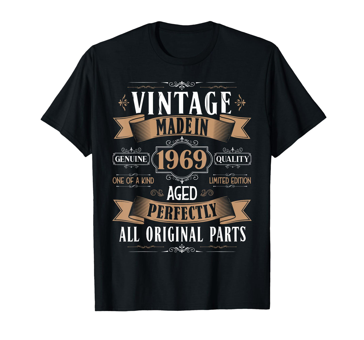 Vintage 56th birthday men Born 1969 56 years old Bday mens T-Shirt