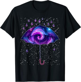 Rain Purple Umbrella For Violet Favorite Color T-Shirt