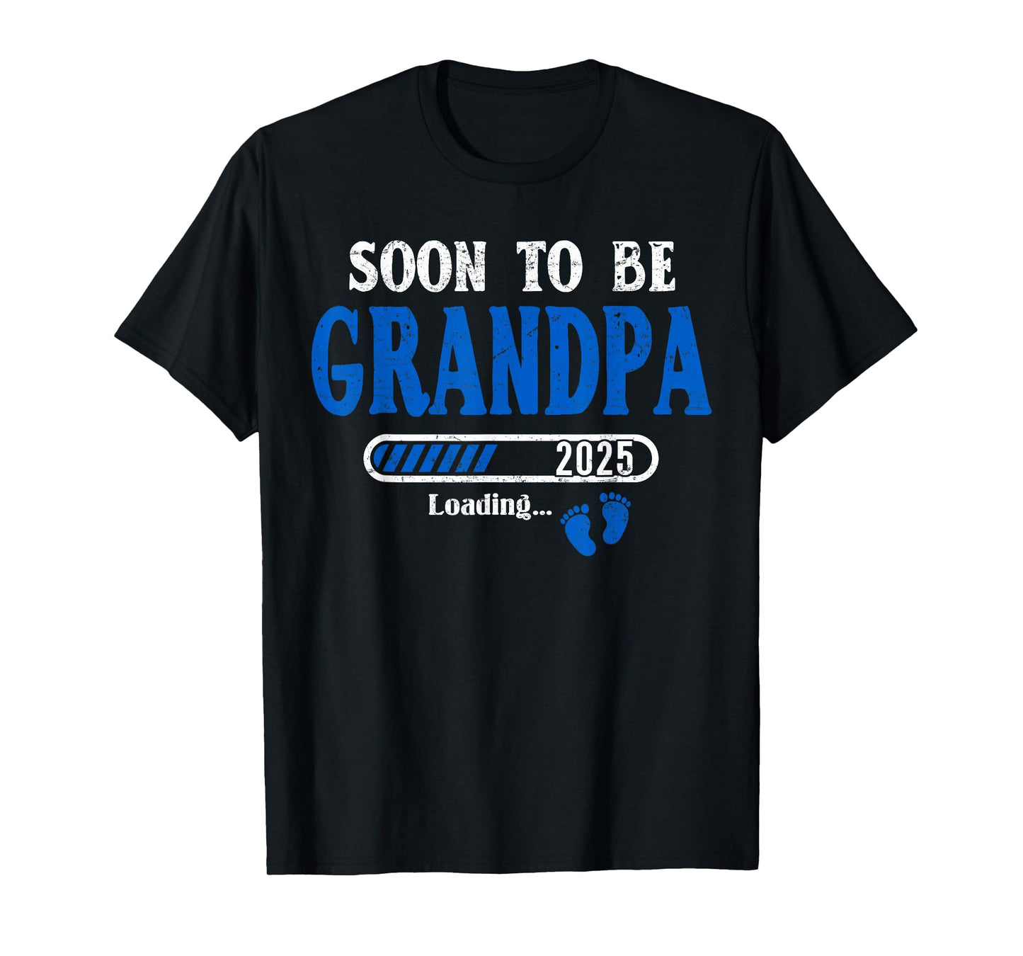 Mens Soon To Be Grandpa est.2025 New Grandpa Pregnancy T-Shirt