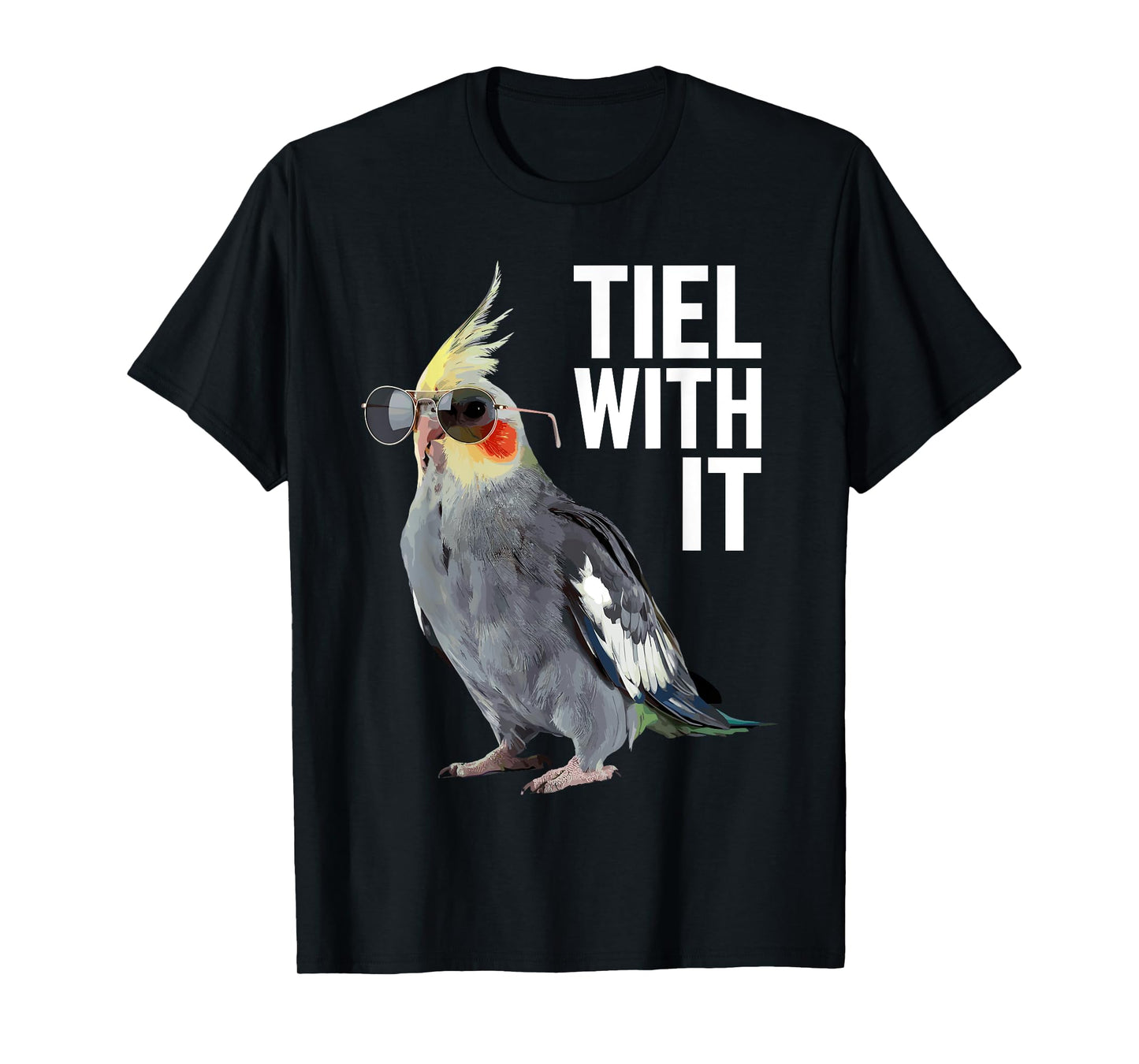 Cute Cockatiel Design For Men Women Parakeet Cockatiel Lover T-Shirt