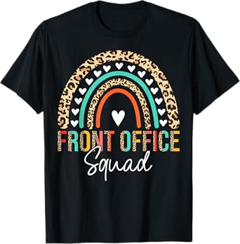 Front Office Squad Administrative Assistant School Secretary T-Shirt