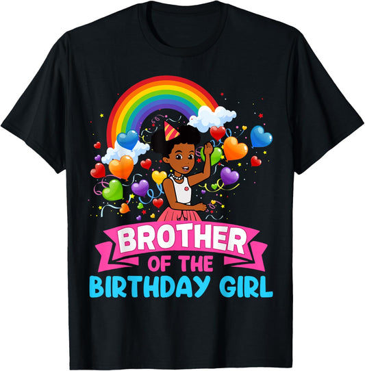 Brother Of Birthday Girl Gracie Birthday Dolls Girl Party T-Shirt