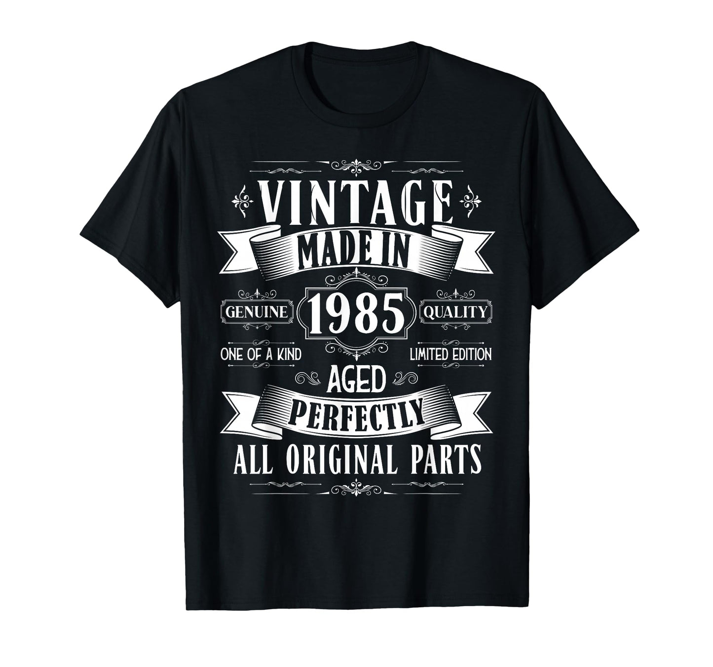 Vintage 40th Birthday Men Born 1985 40 Years Old Bday Men T-Shirt