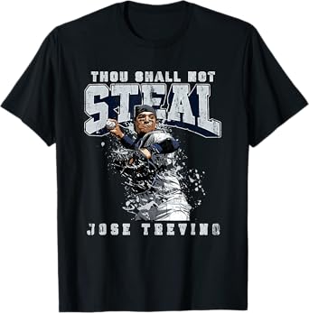 Thou Shall Not Steal Jose Trevino New York MLBPA T-Shirt