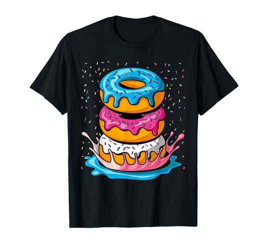 Colorful Donut I Kids Donut T-Shirt