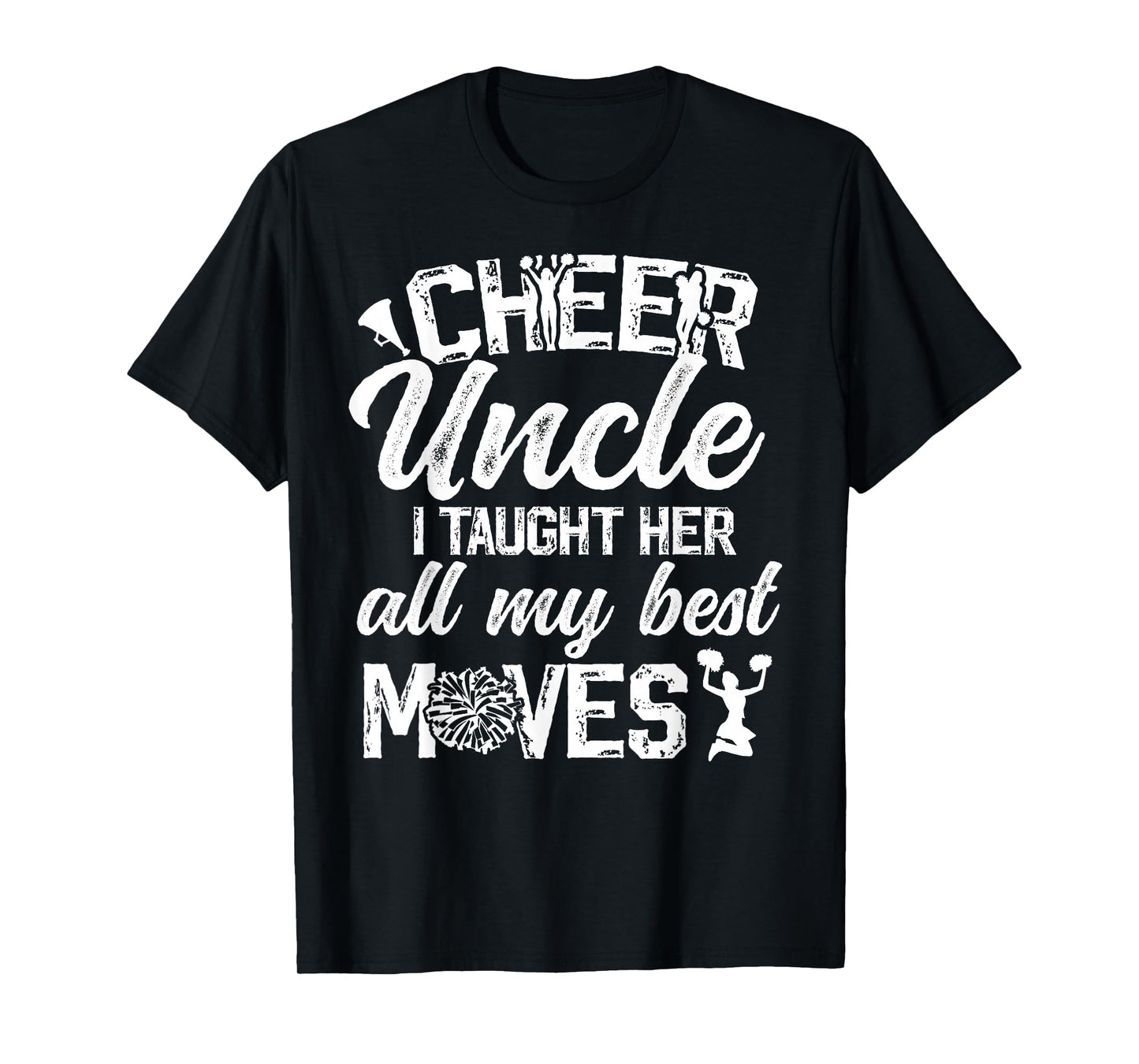 Cheer Uncle Proud Uncle Of A Cheerleader Uncle T-Shirt