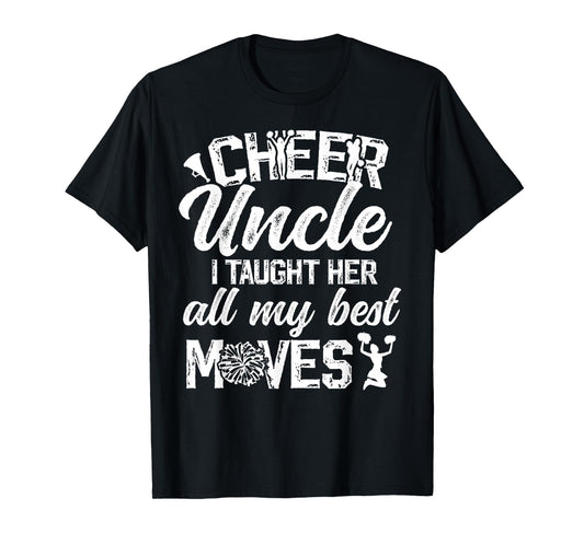 Cheer Uncle Proud Uncle Of A Cheerleader Uncle T-Shirt