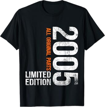 Vintage 2005 20th Birthday Gifts Men Women 20 Years Old T-Shirt