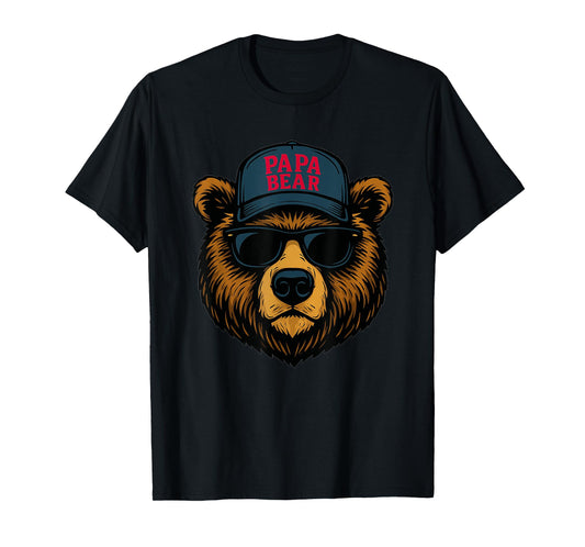 Papa Bear - Father's Day Great Dad Joke T-Shirt