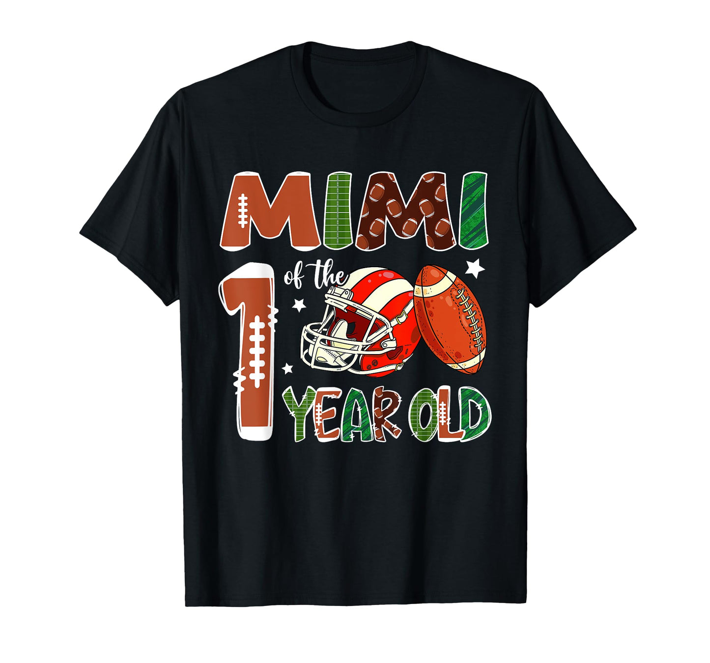 Mimi Of The 1 Year Old Football Themed 1st Birthday Party T-Shirt