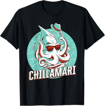 Chillamari Calamari Squid T-Shirt