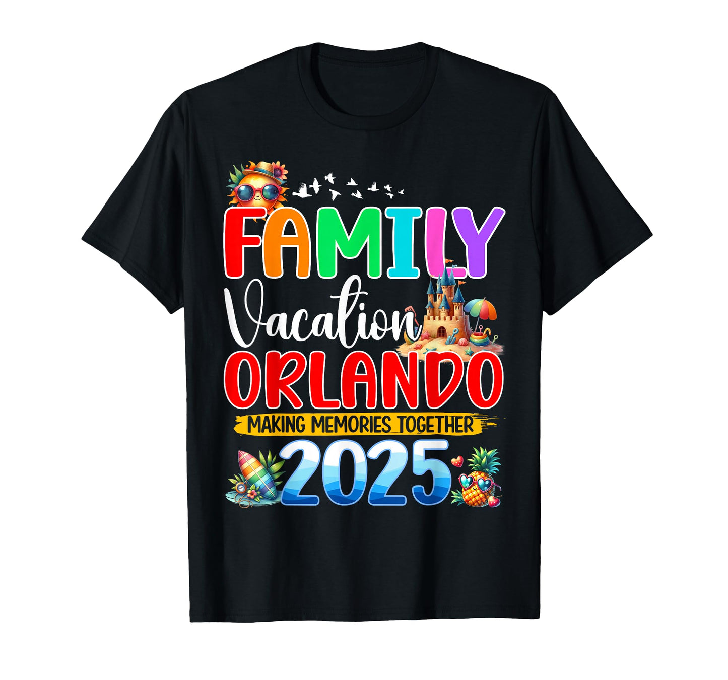 Family Vacation Orlando 2025 Holiday Summer Matching Group T-Shirt