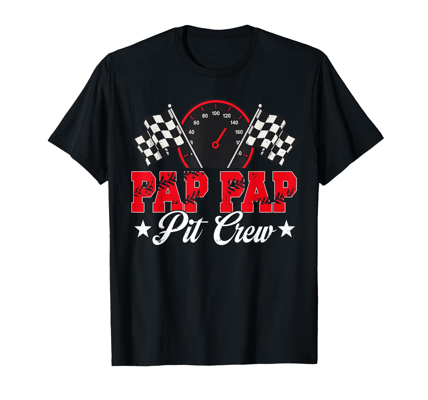 Race Car Birthday Party Racing Family Pap Pap Pit Crew T-Shirt