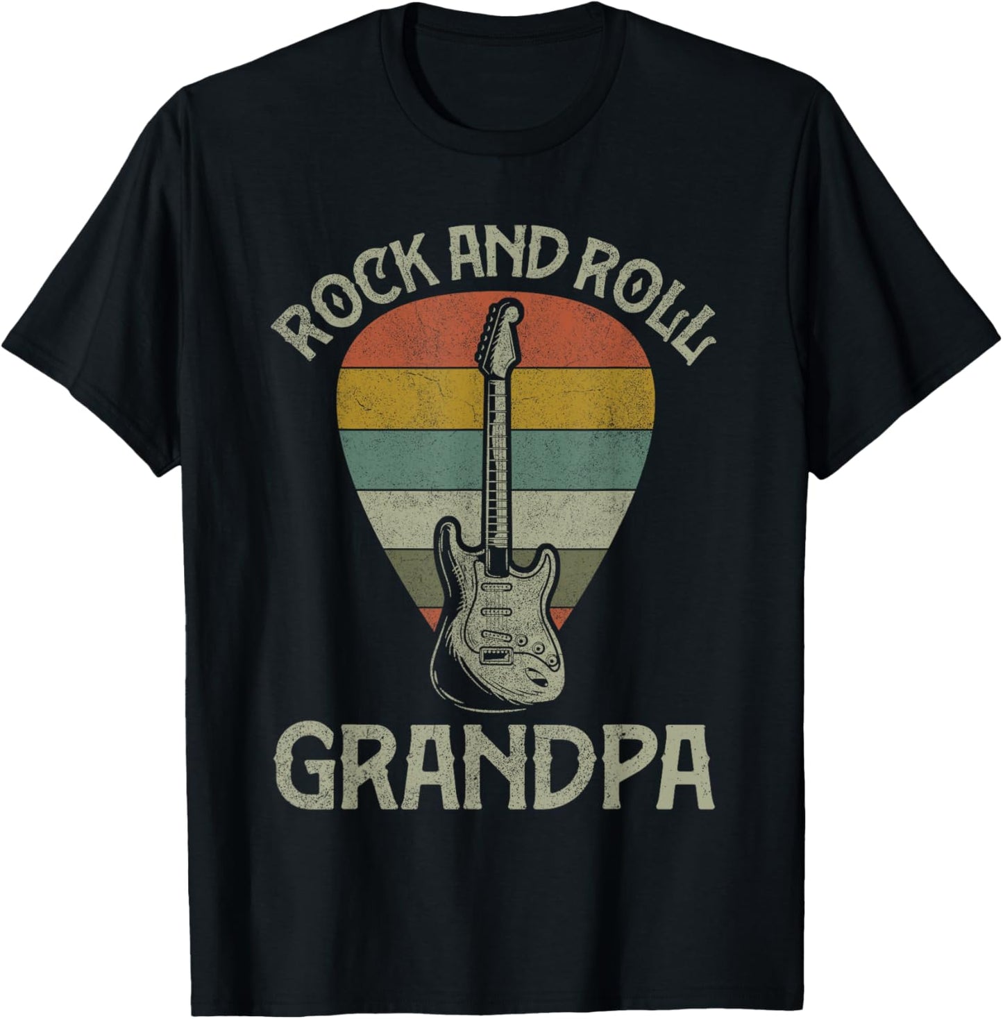 Guitarist Grandpa Fathers Day Shirts, Grandpa Guitar Player T-Shirt