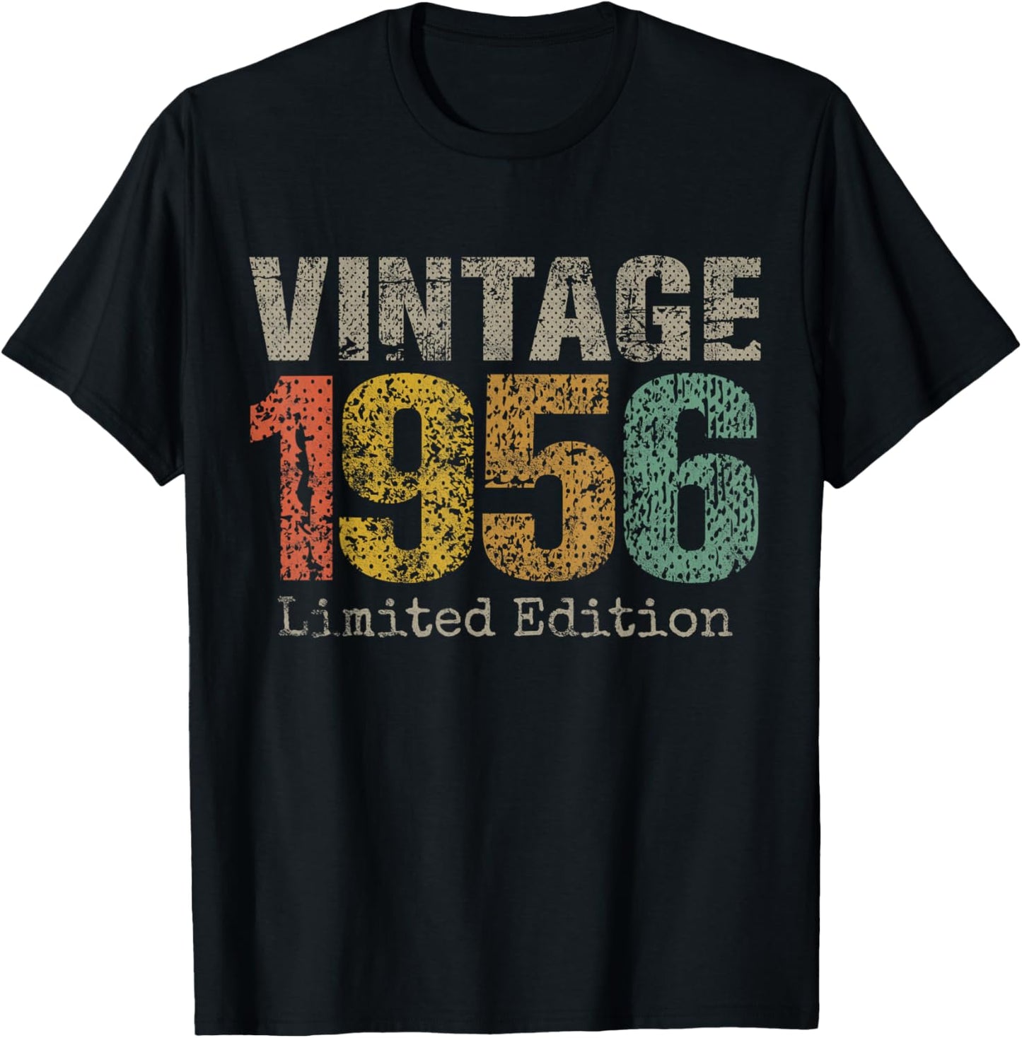 Vintage 1956 Limited Edition 69th Birthday Gifts 69 Year Old T-Shirt